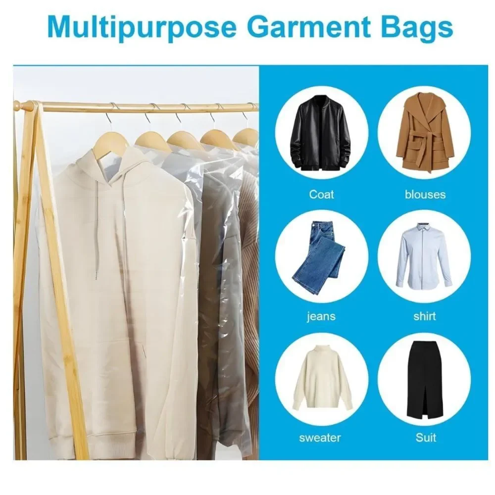 Clear Garment Bags for Home Storage